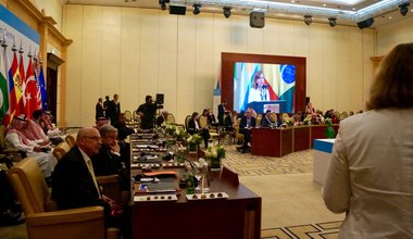 SRSG Natalia Gherman briefs the UNCCT Board on implementation of the Central Asia Joint Plan of Action