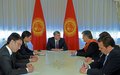 SRSG visits Bishkek
