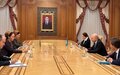 SRSG KAHA IMNADZE MEETS WITH CHAIRPERSON OF PARLIAMENT OF TURKMENISTAN